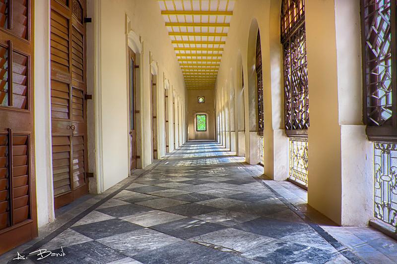 Corridor of Tajhat Palace 